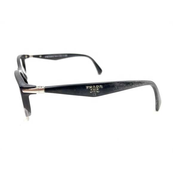 Prada VPR 15P ZYY-1O1 Black Clear Fade Cat Eye Eyeglasses Frames 53-16 135 Italy - Picture 7 of 12